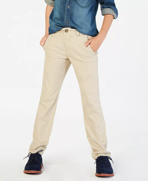 Tommy Hilfiger Baby Boy's Travel Khaki Flat Front Stretch Chino Pants | Tommy Hilfiger In Lebanon
