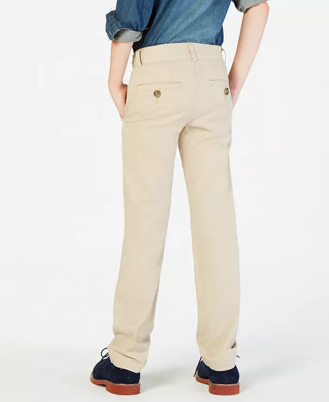 Tommy Hilfiger Baby Boy's Travel Khaki Flat Front Stretch Chino Pants | Tommy Hilfiger In Lebanon