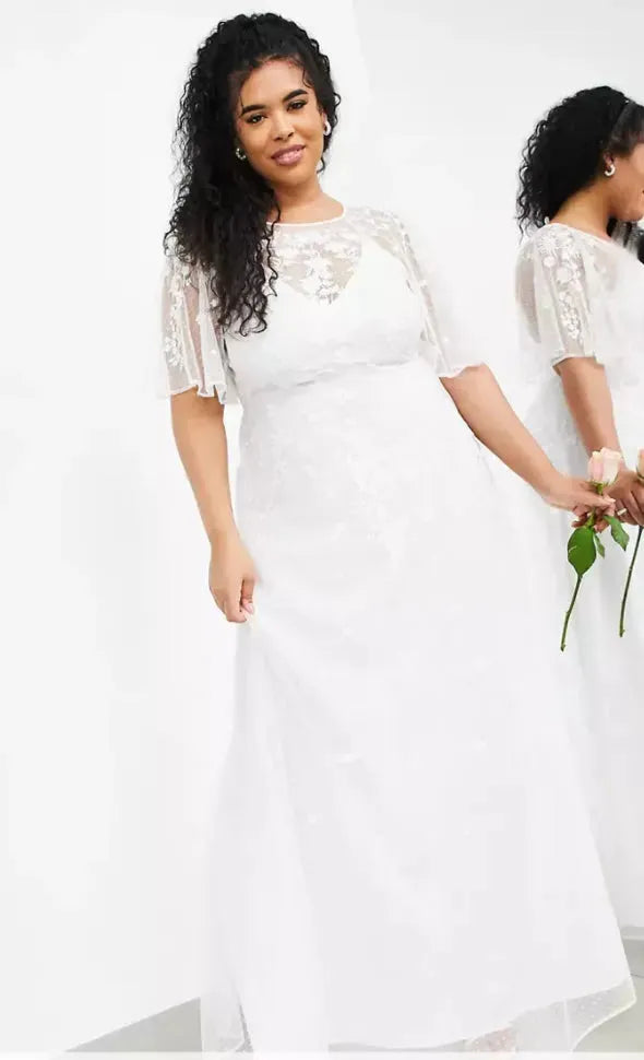 Asos Edition Women's White Dress ANF2102