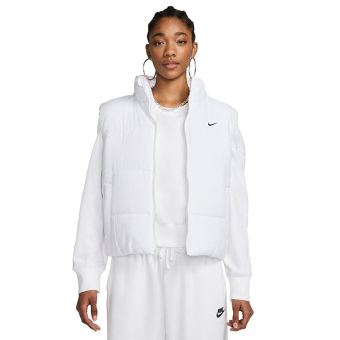 Nike Women's White Sportswear Classic Puffer Therma-FIT Loose Vest |Nike In Lebanon