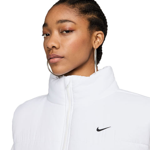 Nike Women's White Sportswear Classic Puffer Therma-FIT Loose Vest |Nike In Lebanon