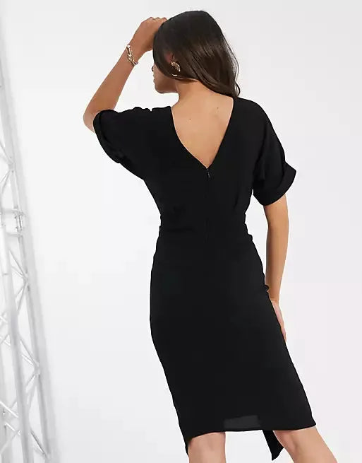 Asos Design Women's Black Dress ANF883