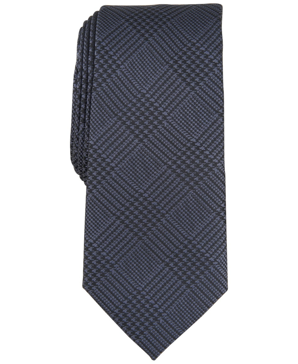 Alfani Men's Black Foxboro Plaid Tie | Alfani In Lebanon