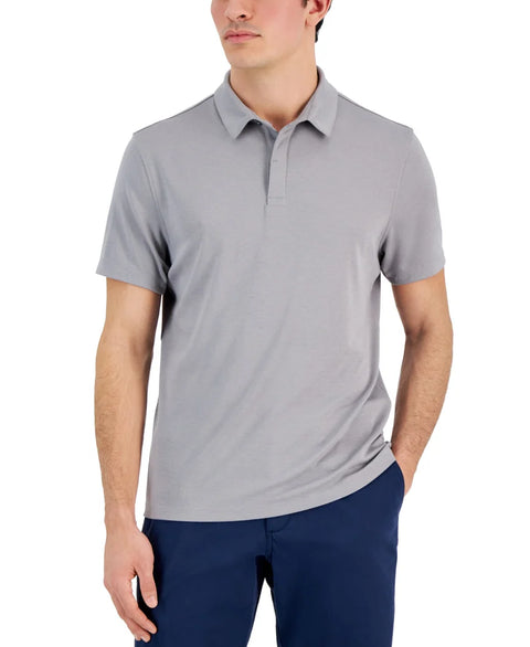 Alfani Men's Grey AlfaTech Stretch Solid Polo T-Shirt | Alfani In Lebanon
