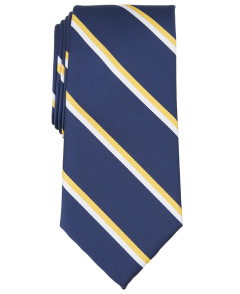 Club Room Men's Yellow Irving Stripe Tie | Club Room In Lebanon
