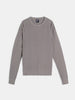 Sinsay Men Grey Waffle Knit Crew Neck Sweater | Sinsay in Lebanon