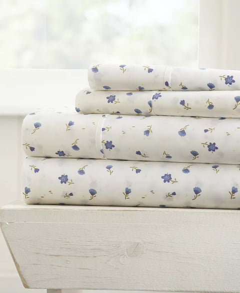 I Enjoy Home The Farmhouse Chic Premium Ultra Soft Pattern 4-Pc. Full Sheet Set | I Enjoy Home In Lebanon