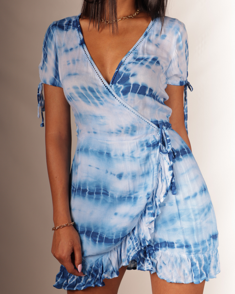 DCM Jennyfer Women's Printed Wrap Dress 75VOLATD/3666021453