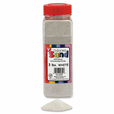 Hygloss Colored Craft Sand 3-Pound White | Hygloss In Lebanon