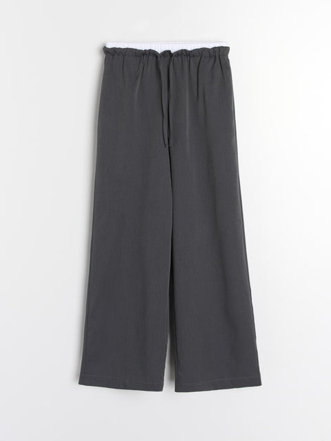 Sinsay  Women's Dark Grey Casual Wide leg Pants | Sinsay in Lebanon
