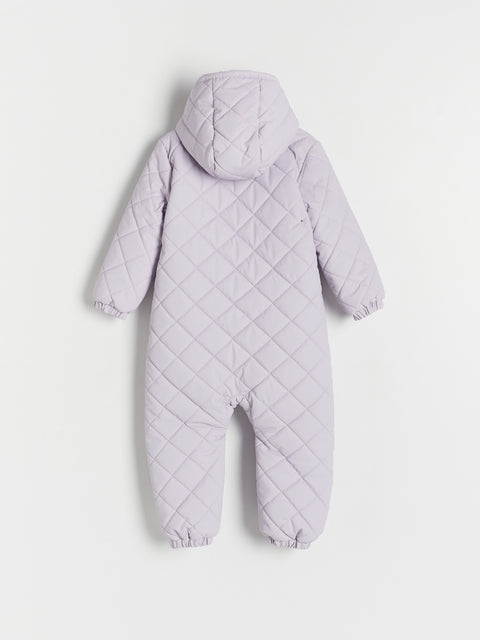 Reserved Baby Girl's Light Purple Insulated Snowsuit With Mittens | Reserved In Lebanon
