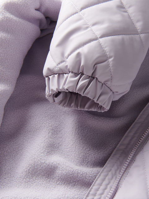 Reserved Baby Girl's Light Purple Insulated Snowsuit With Mittens | Reserved In Lebanon