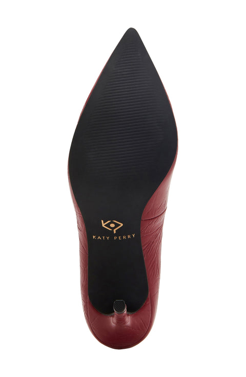 Katy Perry Women's Crimson Red Revival Pointed Toe Pumps | Katy Perry In Lebanon