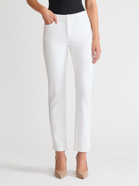 Jones New York Women's White Lexington Straight Leg Jeans |Jones New York In Lebanon
