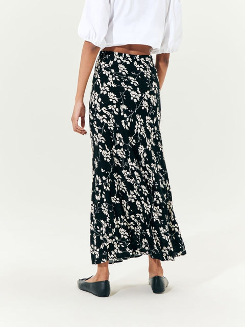 Sinsay Women's Black Floral Midi Skirt | Sinsay In Lebanon