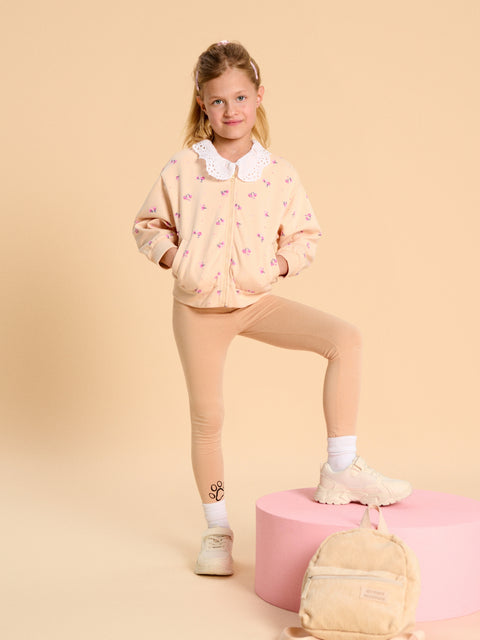 Sinsay Girl's Beige  Sports  with stand-up collar Jacket   | Sinsay in Lebanon