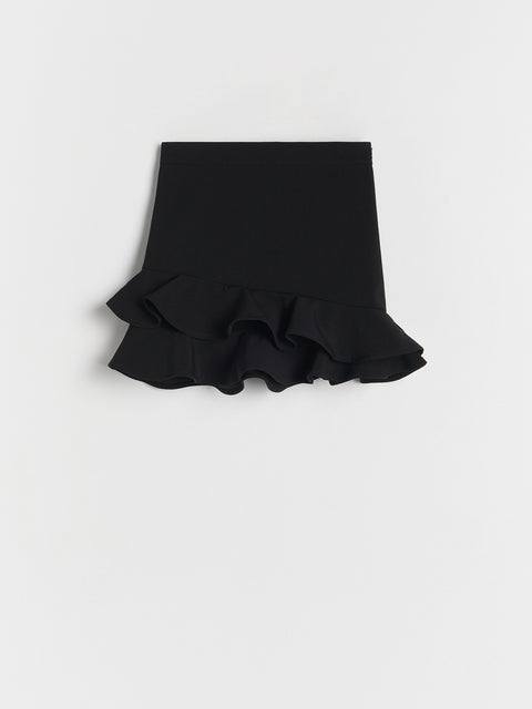 Reserved Girl's Black Ruffle Skirt | Reserved In Lebanon