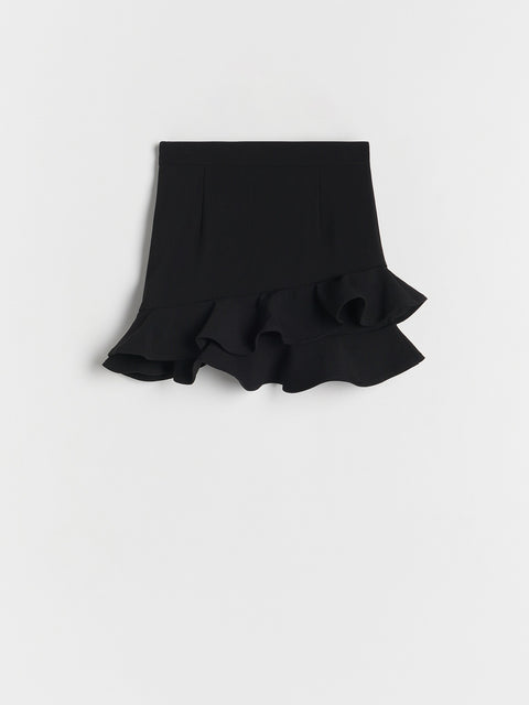 Reserved Girl's Black Ruffle Skirt | Reserved In Lebanon