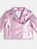 Sinsay Baby Girl's Purple Regular Fit Biker Jacket | Sinsay In Lebanon