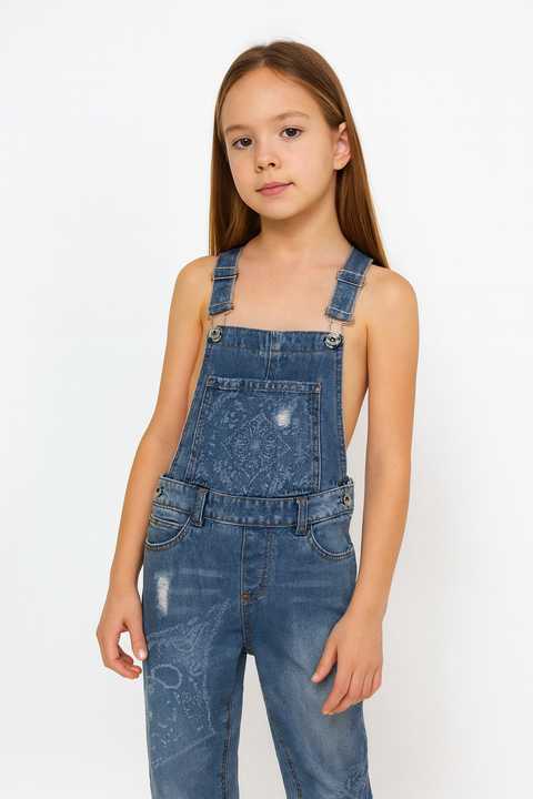 Terranova Girl's Blue Overall | Terranova In Lebanon