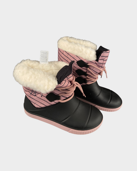 Friboo Girl's Black & Rose Winter Boots aceny-ry-xf SE467 shoes26