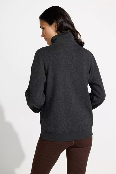 Mondetta Girl's Dark Grey Full Zip Fleece Jacket |Mondetta In Lebanon