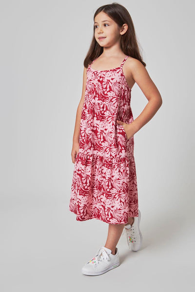 Mondetta Girl's Maxi Three Tier Dress |Mondetta In Lebanon