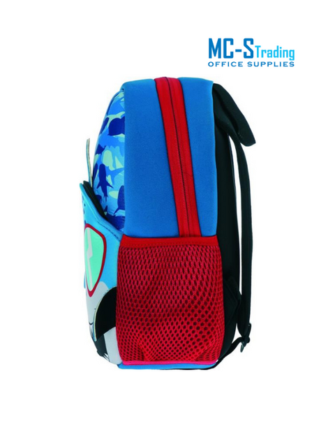 SD Boy's Blue Shark School Bag 100444