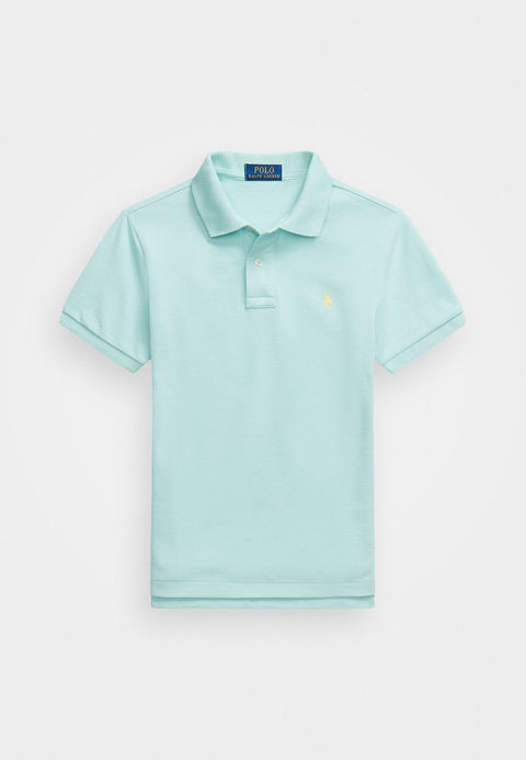 Polo Ralph Lauren Boy's Aqua Slim Fit cotton mesh Polo T-Shirt   |Polo Ralph Lauren in Lebanon
