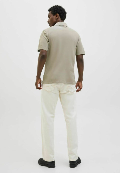 Jack & Jones Men's Sage Green William Polo Neck T-Shirt | Jack & Jones In Lebanon