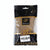 Packaged product with a brand logo and label on a black background