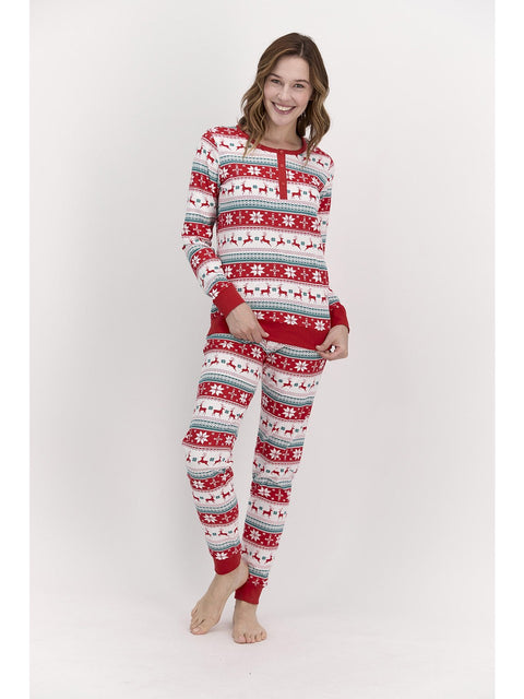 Pierre Cardin Women's Red Christmas Pajama Set | Pierre Cardin In Lebanon