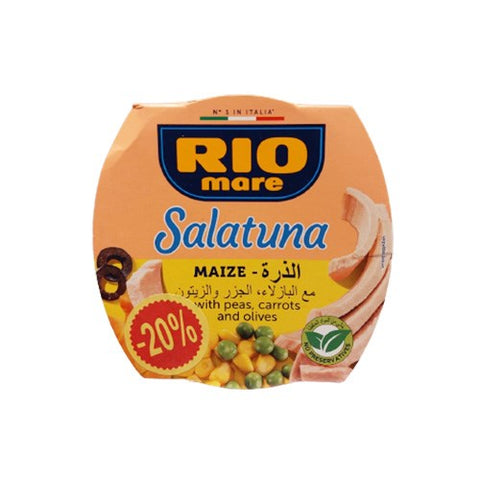Rio Mare Salatuna Maize Recipe With Peas Carrots And Olives 160GR 20% OFFER | Rio Mare  In Lebanon
