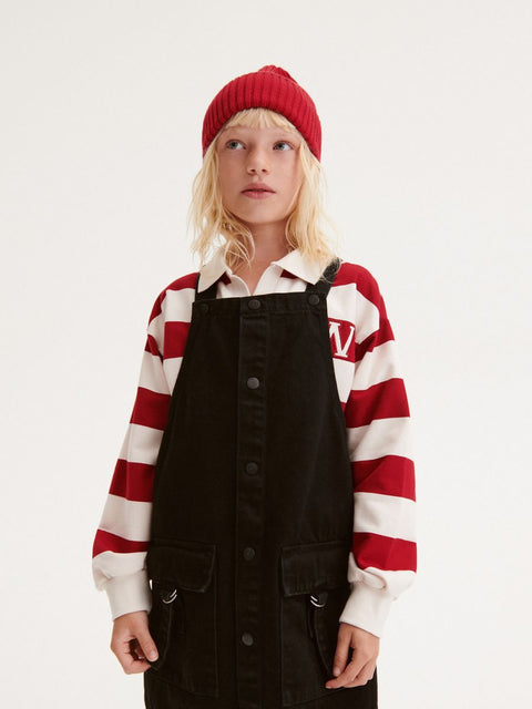 Reserved Girl's Black Buttoned Dress | Reserved In Lebanon