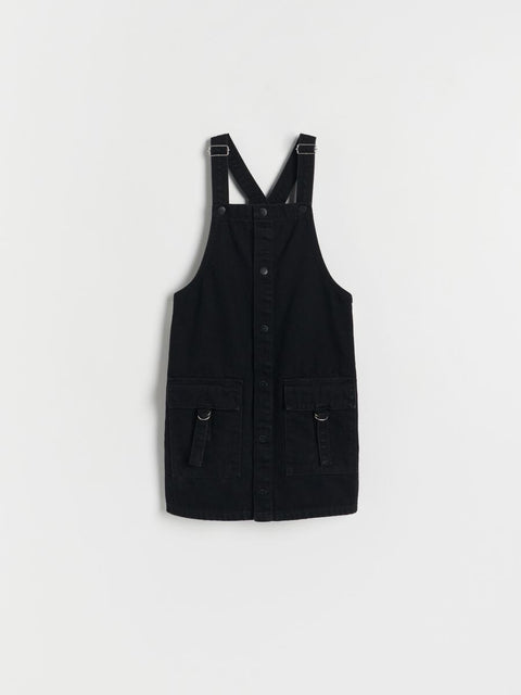 Reserved Girl's Black Buttoned Dress | Reserved In Lebanon