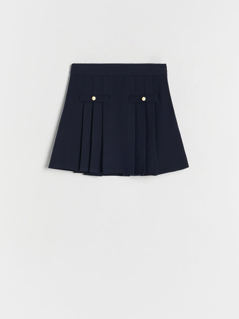 Reserved Girl's Navy Pleated Skirt | Reserved In Lebanon