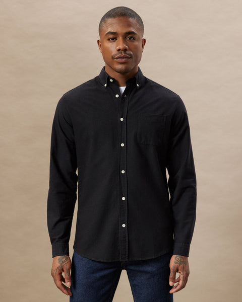 Frank And Oak  Men's Black Jasper Shirt | Frank And Oak In Lebanon