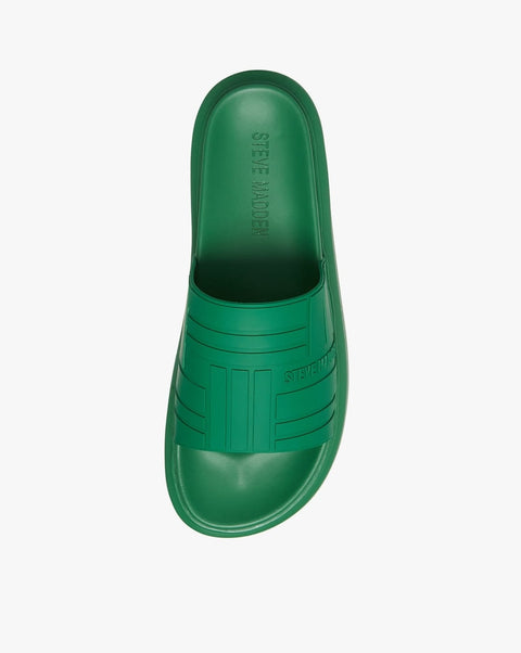 Steve Madden Men's Thomass Green Slippers | Steve Madden In Lebanon