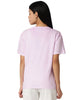 Emporio Armani Women's Light Pink Regular Fit Cotton T-Shirt | Emporio Armani In Lebanon