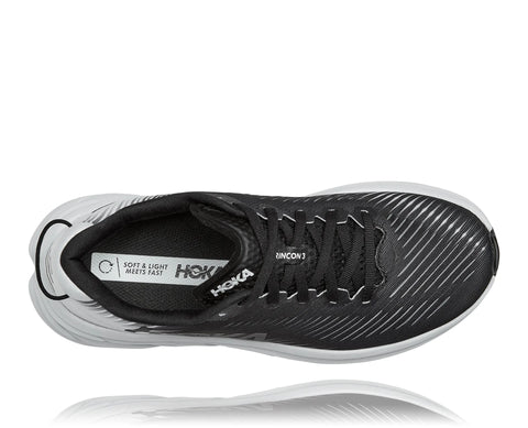 Hoka Women's Black Rincon 3 Road Running Sneakers  |Hoka In Lebanon