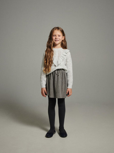 Reserved Girl's Grey Pull On Stretchable Skirt | Reserved In Lebanon