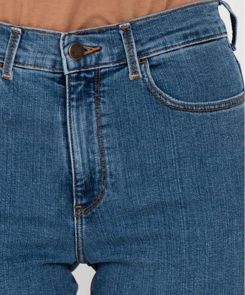 Wrangler Women's Blue High Rise Skinny Jeans |Wrangler In Lebanon
