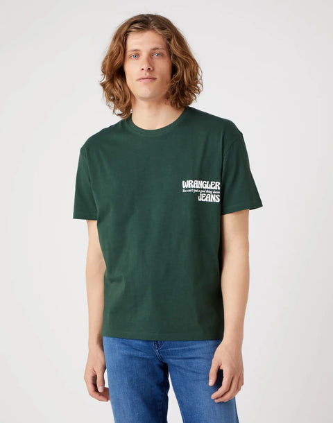 Wrangler Men's Khaki Green Sycamore T-Shirt  | Wrangler In Lebanon