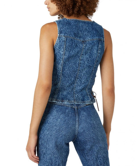 Wrangler Women's  Acid Stone Lace Up Vest | Wrangler In Lebanon