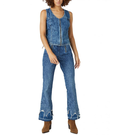 Wrangler Women's  Acid Stone Lace Up Vest | Wrangler In Lebanon