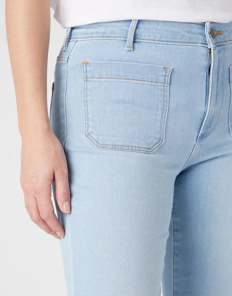 Wrangler Women's Light Blue Flare Jeans | Wrangler In Lebanon