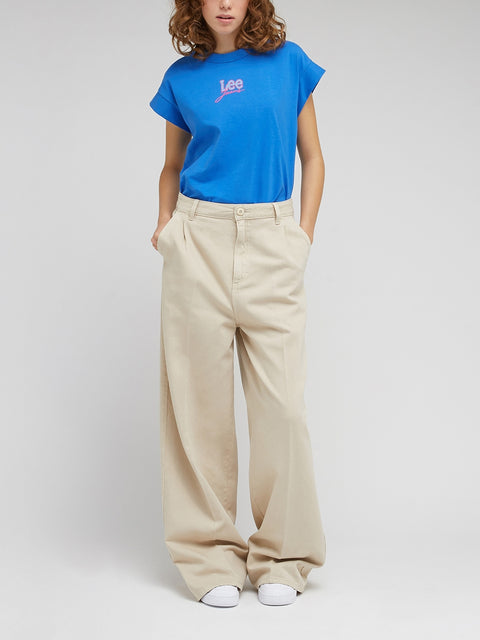 Lee Women's Beige Relaxed Chino Pants | Lee In Lebanon