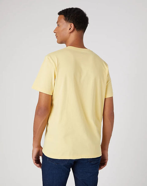 Wrangler Men's Yellow Varsity T-Shirt | Wrangler In Lebanon