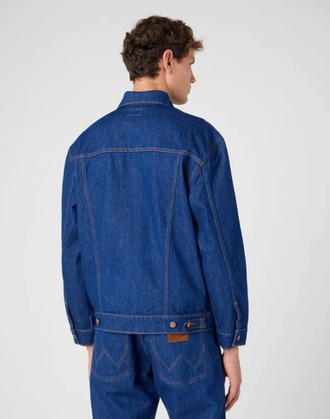 Wrangler Men's Dark Blue Anti Fit Denim Jacket | Lee In Lebanon
