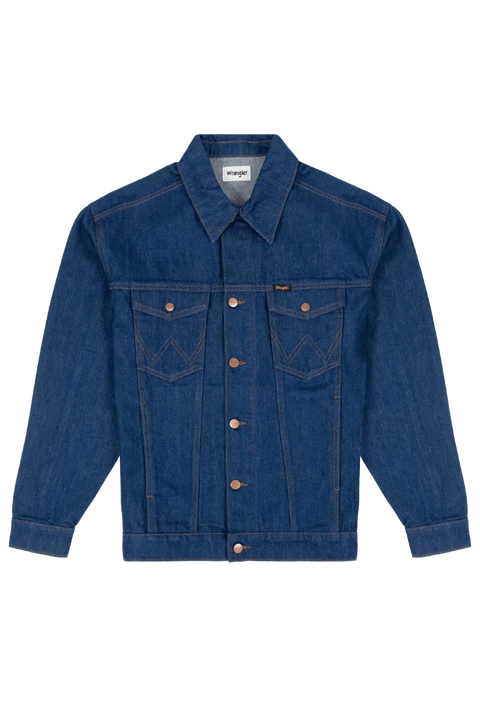 Wrangler Men's Dark Blue Anti Fit Denim Jacket | Lee In Lebanon